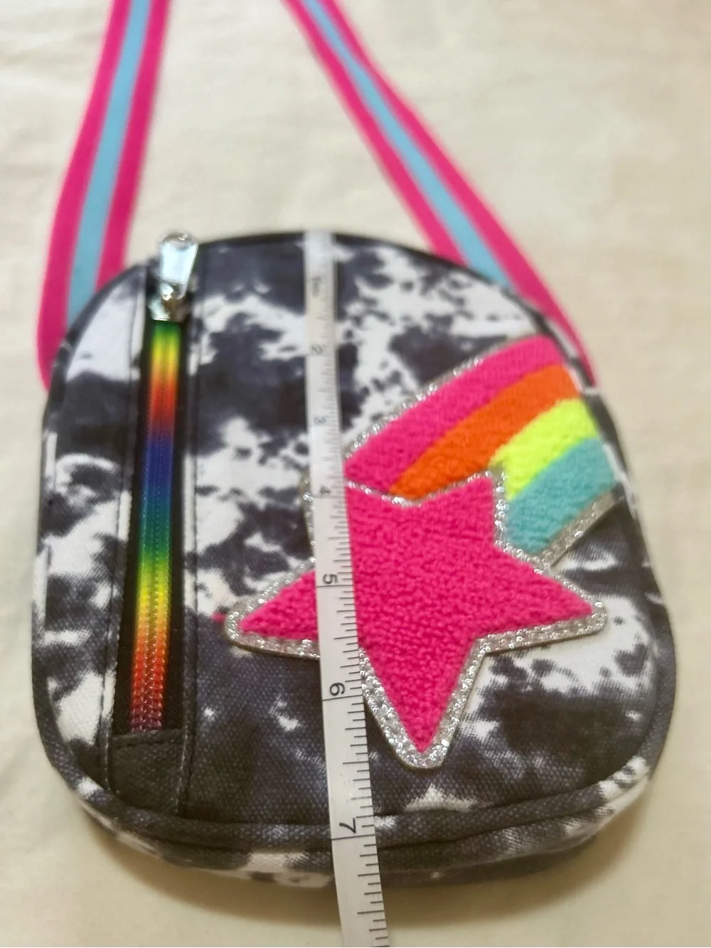 The Children's Place Girls Tie Dye Shooting Star Crossbody Bag NWT